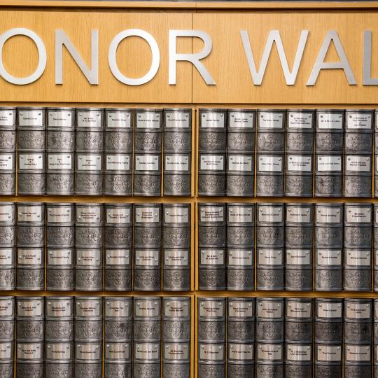 Donor wall image