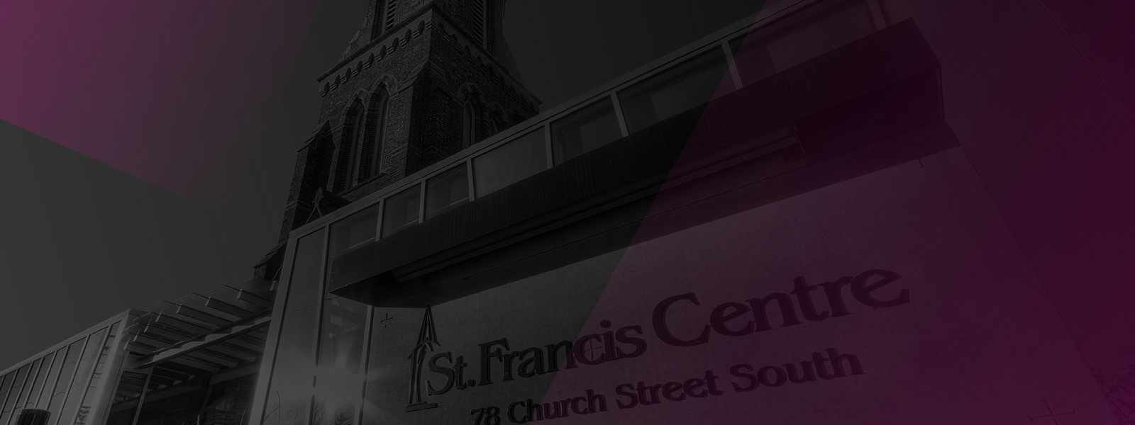 The front of St. Francis Centre in Ajax.